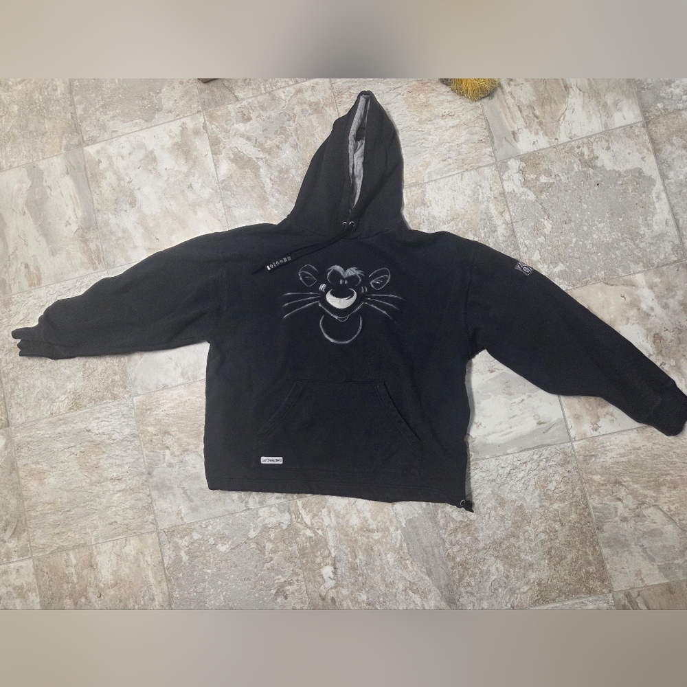Disneyland Resort Womens Tigger Black Pullover Hoodie-Winnie the Pooh (Size L)